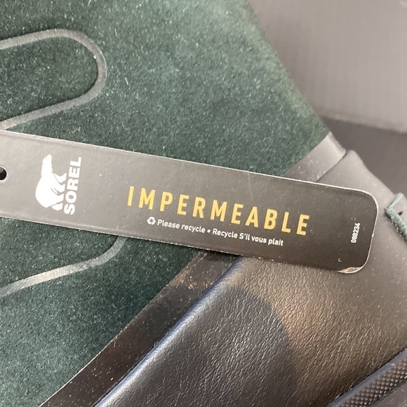 Sorel black Lennox lace up leather and suede waterproof boots size 6 - Picture 6 of 8